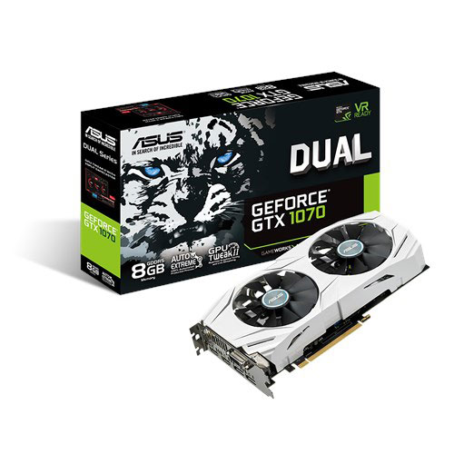 【美品】ASUS NVIDIA GeForce GTX1070 8GB ASUS GTX 1070 Dual 8GB GDDR5 - Best Deal - South Africa | Evetech