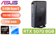 ASUS GR70 Mini PC Ryzen 9, RTX 5070, 32GB RAM, 1TB NVMe - image 1