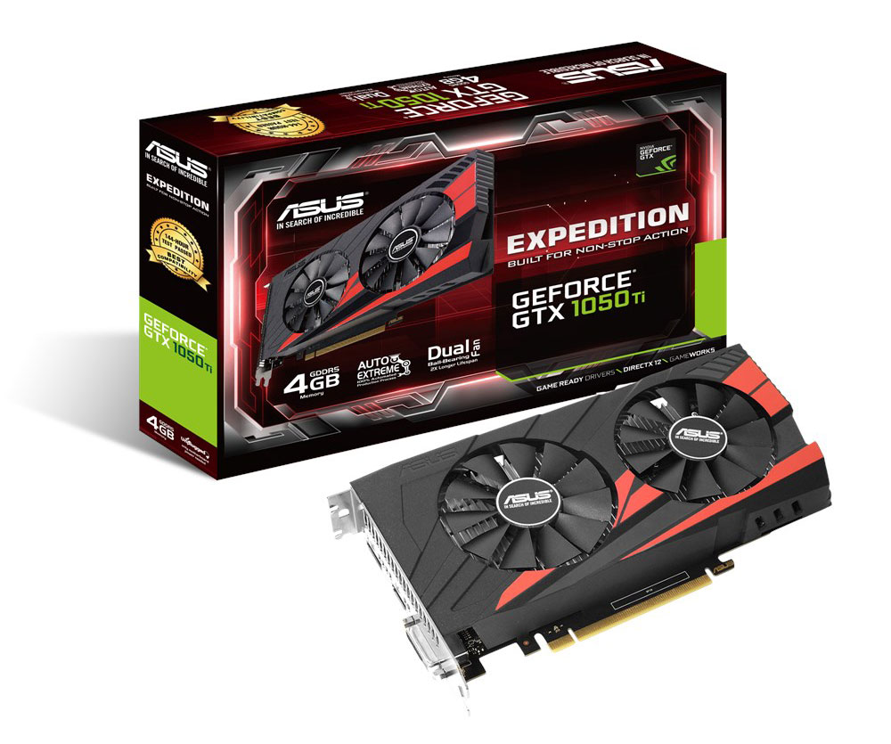 グラフィックボード・グラボ・ビデオカード ASUS GeForce GTX 1050 Ti 4GB Add to cart