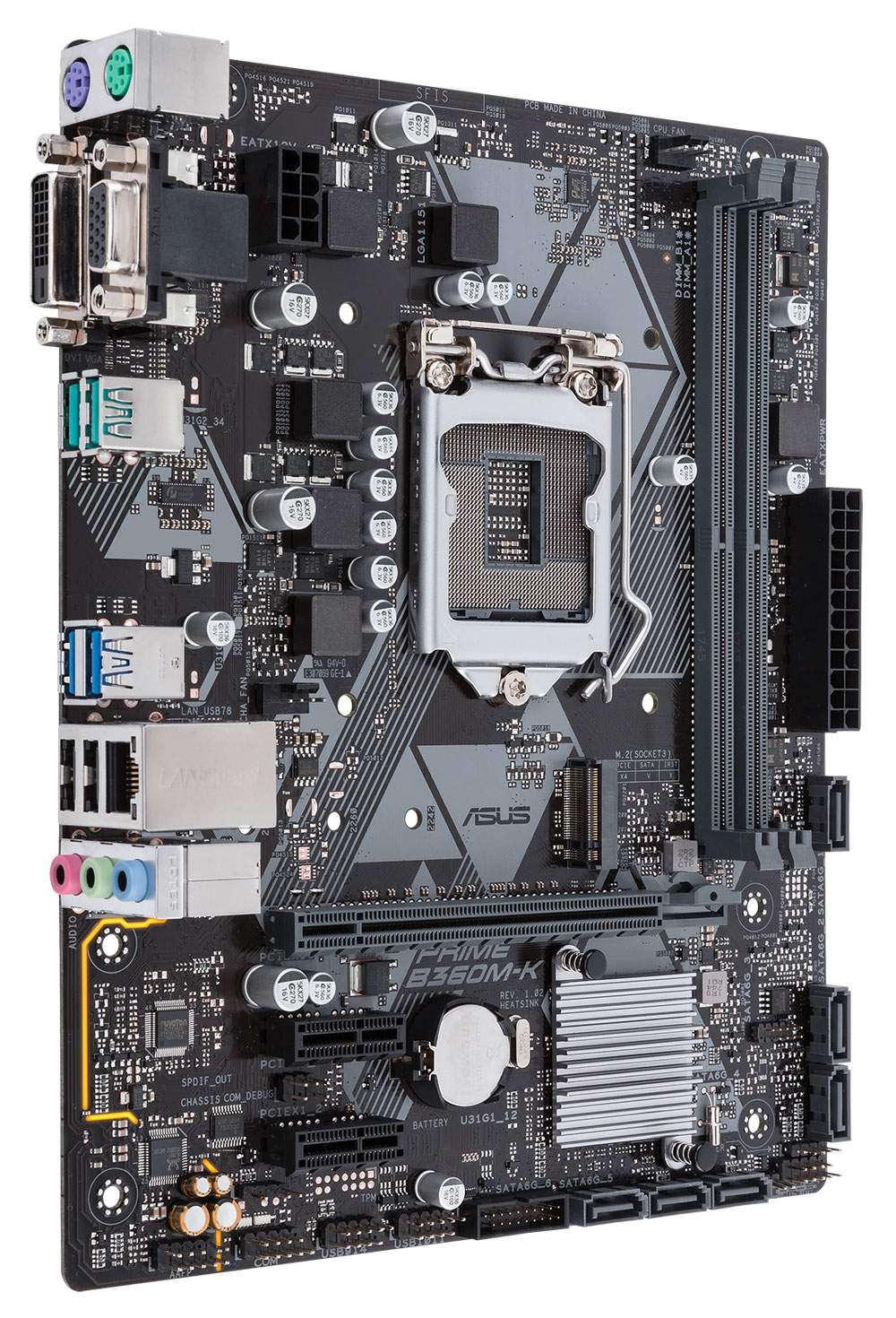 CPU付き　ASUS　PRIME B360M-A　LGA1151 ASUS PRIME B360M-K Motherboard - Best Deal - South Africa | Evetech
