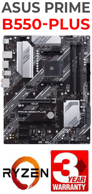 ASUS PRIME B550-PLUS AMD Ryzen Motherboard
