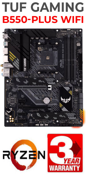 AMD RYZEN 5 5600X TUF B550-PLUS Wi-Fi 16GB RGB 3600MHz Upgrade Kit