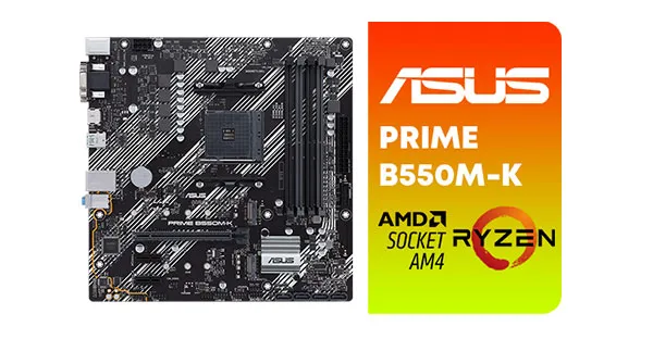ASUS PRIME B550M-K AMD Motherboard - Best Deal - South Africa