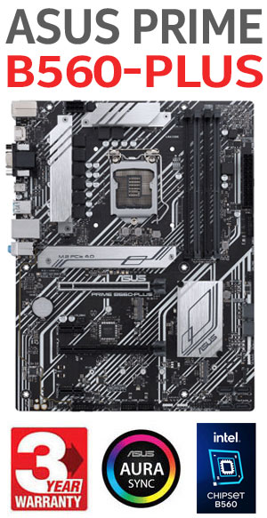 ASUS PRIME B560-PLUS Intel Motherboard