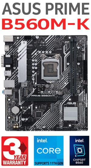ASUS PRIME B560M-K Intel Motherboard