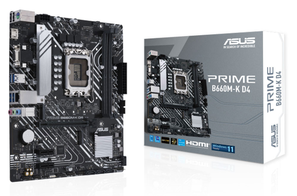 Core i3 12100F PRIME B660M-K D4 16GB RGB 3600MHz Upgrade Kit | Evetech