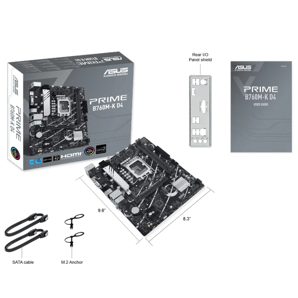 Buy ASUS PRIME B760M-K D4 Motherboard - High Performance & Reliable Gaming