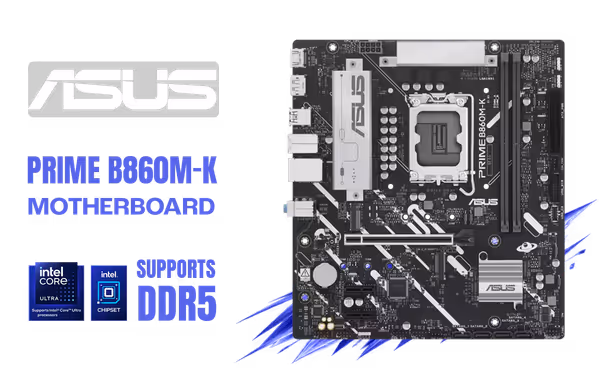 ASUS Prime B860M-K DDR5 mATX Motherboard - PCIe 5.0 - image 1 ASUS Prime B860M-K DDR5 mATX Motherboard - PCIe 5.0 - image 1