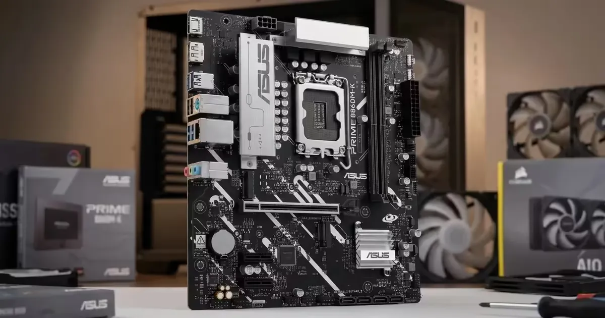 ASUS Prime B860M-K DDR5 mATX Motherboard — PCIe 5.0 | Evetech