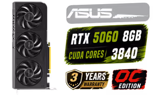 asus-prime-geforce-rtx-5060-8gb-gddr7-oc-90yv0n10-m0na00 - Image 1