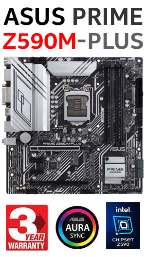 ASUS PRIME Z590M-PLUS mATX Motherboard