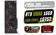 ASUS ProArt RTX 5080 16GB OC GPU | 1858 AI TOPS - image 1