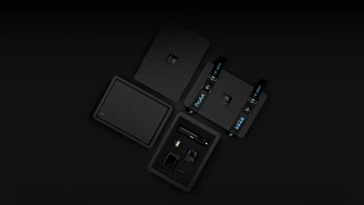 Modular packaging components including foam inserts and accessory straps