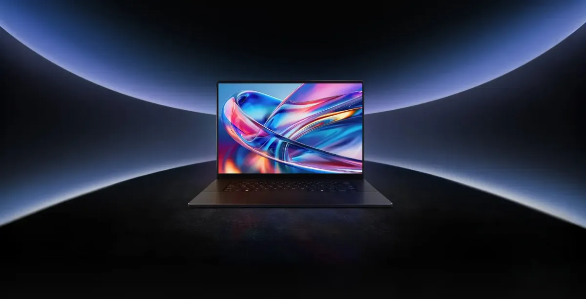 Creator laptop with OLED display and AI-powered creative tools.