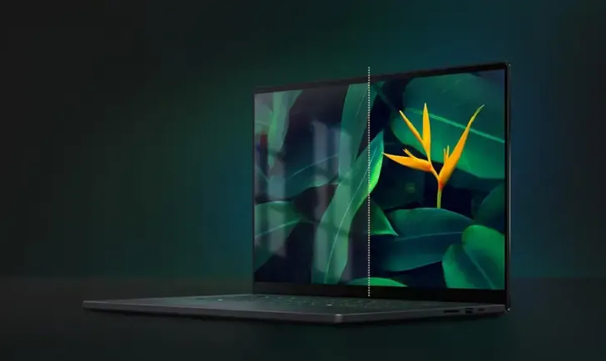Glare-reducing display surface for comfortable long sessions.