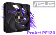 ASUS ProArt PF120 PWM 120mm Case Fan, Daisy Chain (Black) - image 1