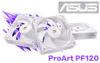 ASUS ProArt PF120 PWM 3-Pack White 120mm Case Fans - image 1
