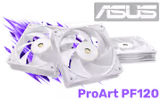 ASUS ProArt PF120 PWM 3-Pack White 120mm Case Fans - image 1