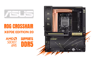 asus-rog-crosshair-x870e-edition-20-am5-motherboard asus-rog-crosshair-x870e-edition-20-am5-motherboard - Image 1