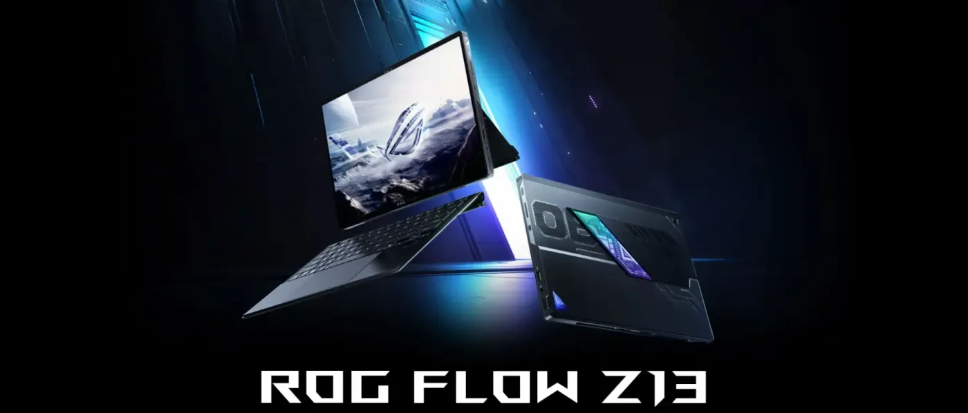 Compact and portable ASUS ROG Flow Z13 laptop design