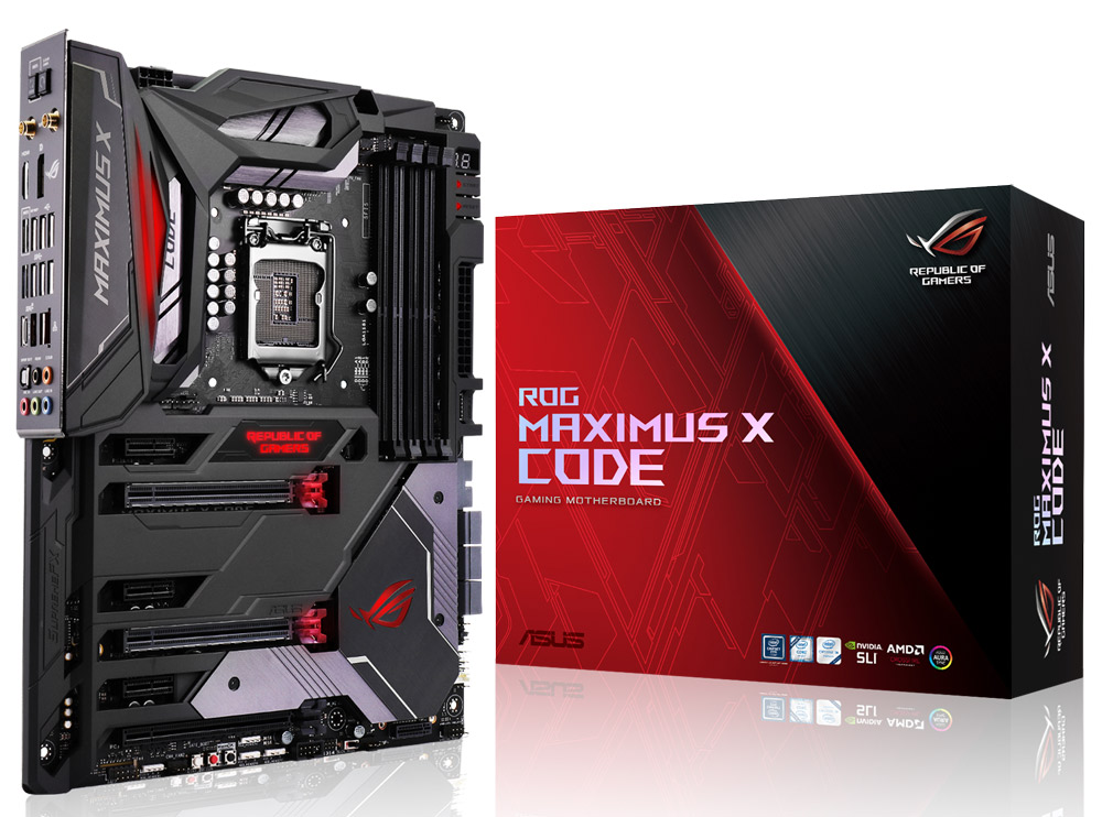 ASUS ROG Maximus X CODE Z370 Motherboard - Best Deal - South ASUS ROG Maximus X CODE Z370 Motherboard - Best Deal - South