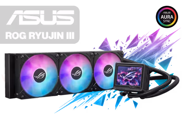 ASUS ROG RYUJIN III 360 ARGB AIO Liquid Cooler - image 1 ASUS ROG RYUJIN III 360 ARGB AIO Liquid Cooler - image 1
