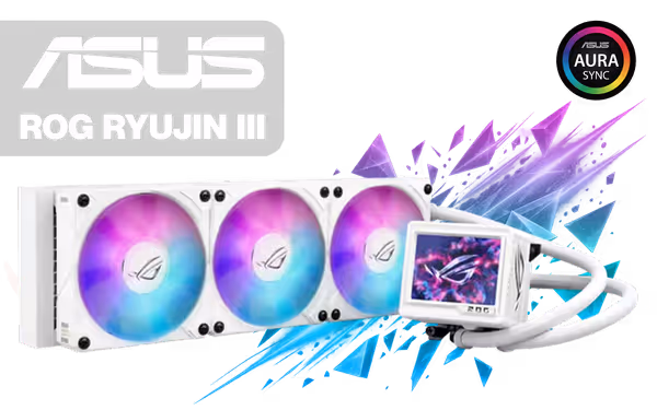 ASUS ROG RYUJIN III 360 ARGB Extreme AIO CPU Cooler - image 1 ASUS ROG RYUJIN III 360 ARGB Extreme AIO CPU Cooler - image 1