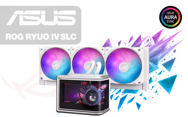 ASUS ROG RYUO IV SLC 360 ARGB 360mm Liquid Cooler - image 1 ASUS ROG RYUO IV SLC 360 ARGB 360mm Liquid Cooler - image 1
