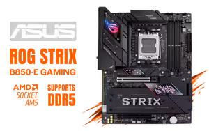asus-rog-strix-b850-e-am5-gaming-motherboard asus-rog-strix-b850-e-am5-gaming-motherboard - Image 1