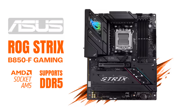 ASUS ROG STRIX B850-F ATX Motherboard Wi-Fi 7 - image 1 ASUS ROG STRIX B850-F ATX Motherboard Wi-Fi 7 - image 1