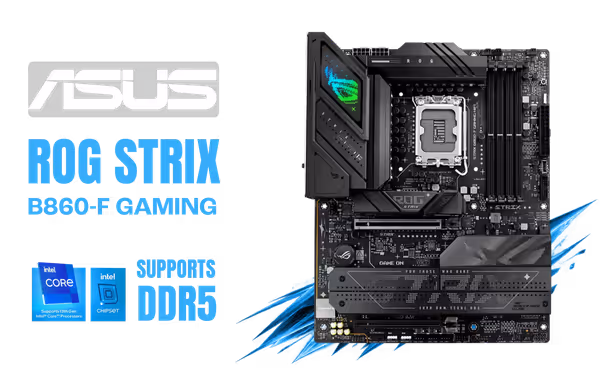 ASUS ROG Strix B860-F DDR5 PCIe 5.0 ATX Motherboard - image 1 ASUS ROG Strix B860-F DDR5 PCIe 5.0 ATX Motherboard - image 1