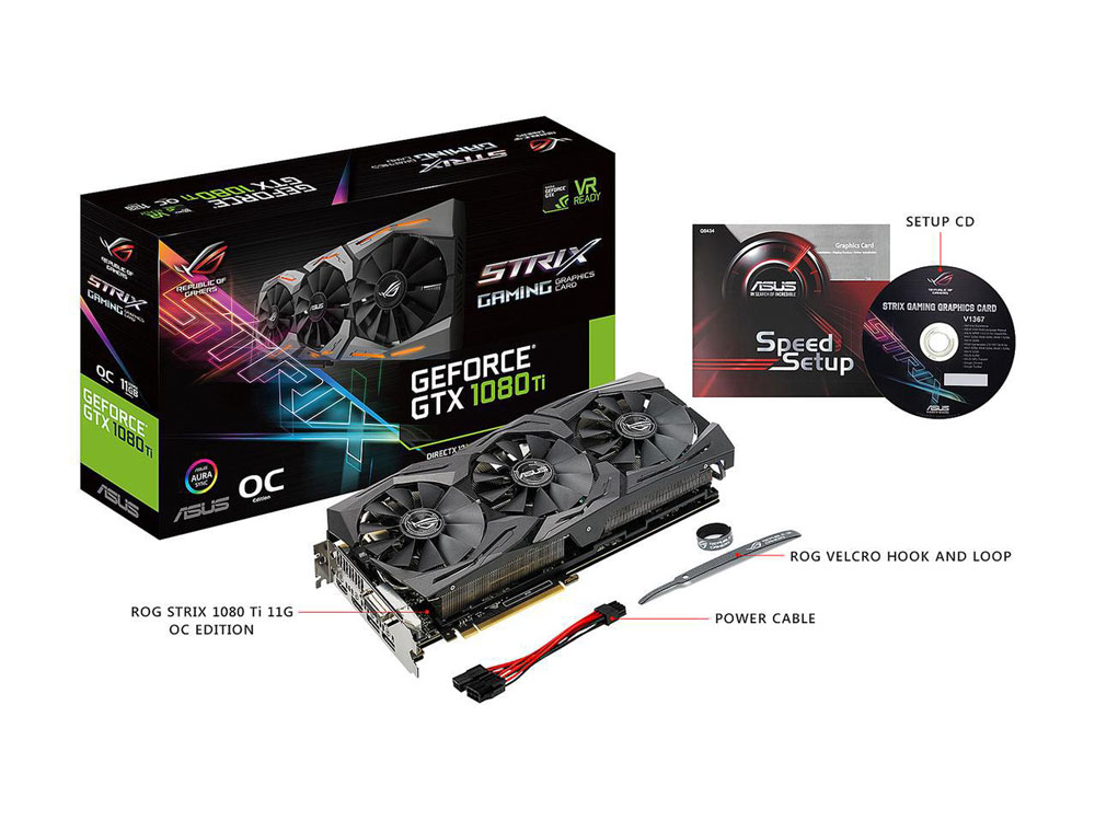 Asus Rog Strix Geforce GTX 1080 Ti - Free Shipping - South Africa