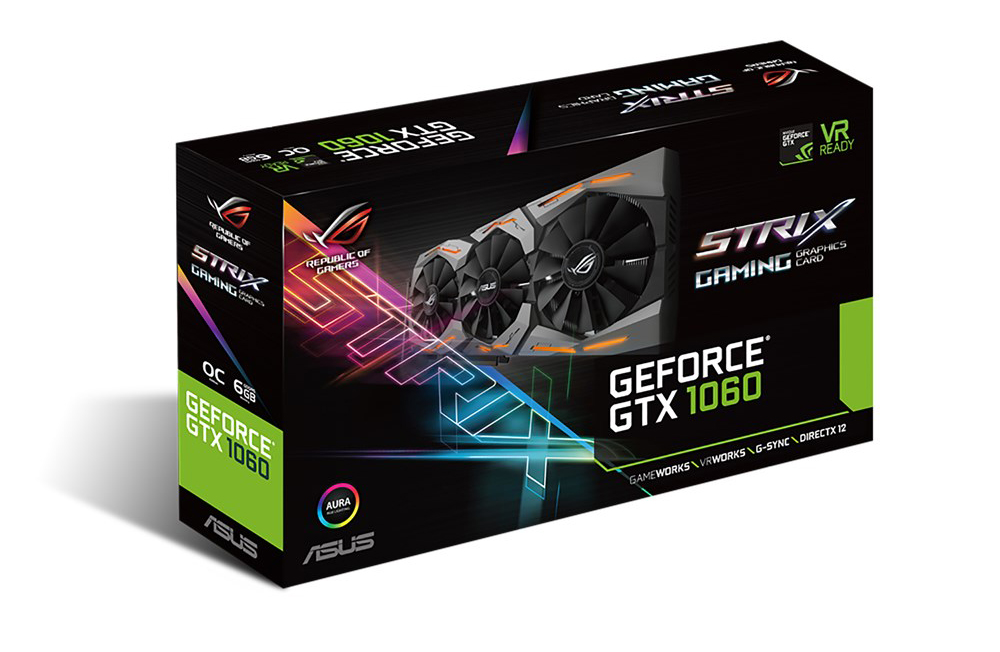 Asus ROG Strix GTX 1060 6GB OC Graphics Card