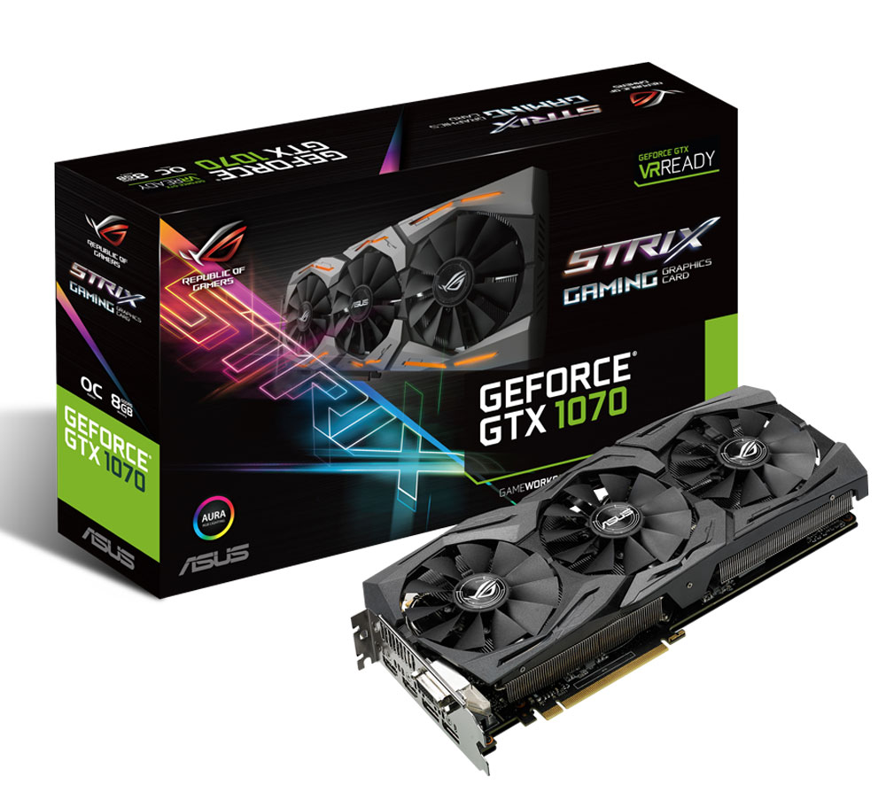 Asus ROG Strix GTX 1070 8GB - Free Shipping - South Africa | Evetech