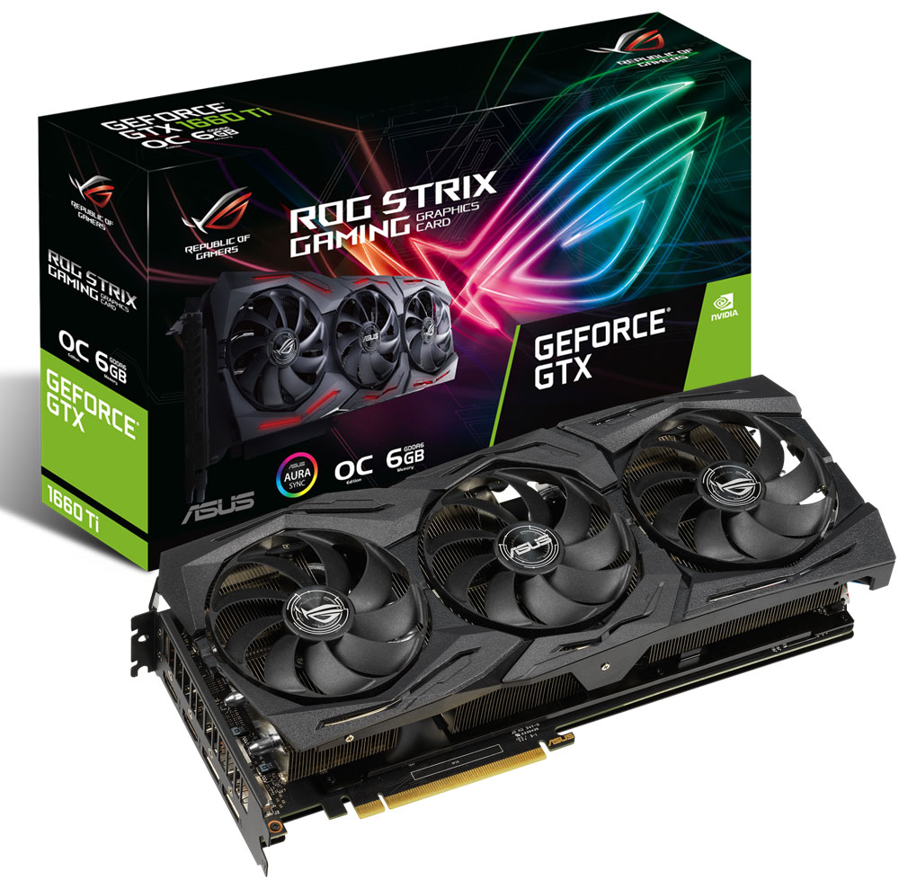 Asus Dual Geforce Geforce Gtx 1660 Ti Rog Strix Nvidia Geforce