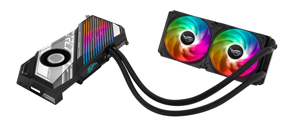 Liquid Cooled Asus Rtx 3080 Ti Rog Strix Oc ASUS GeForce RTX 3080