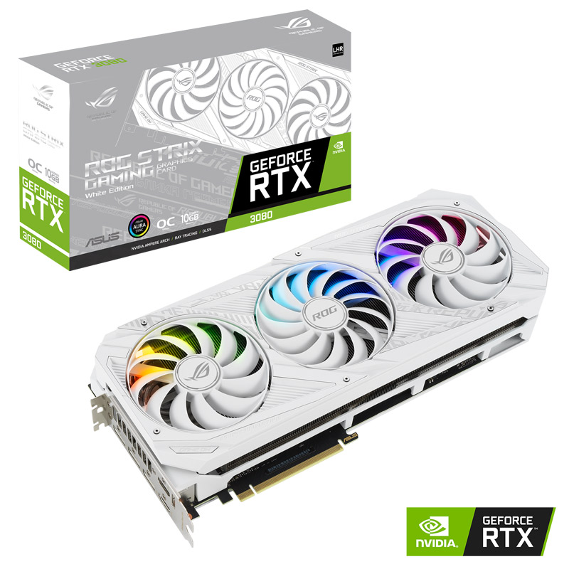ASUS ROG Strix RTX 3080 OC 10GB V2 Gaming - White - Best Deal