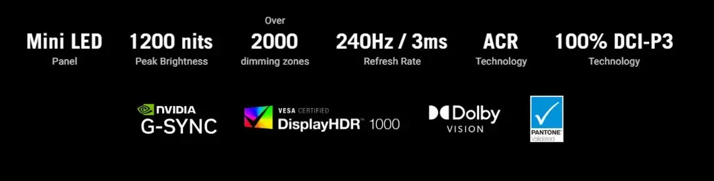 Vibrant Nebula HDR display showing deep contrast and color