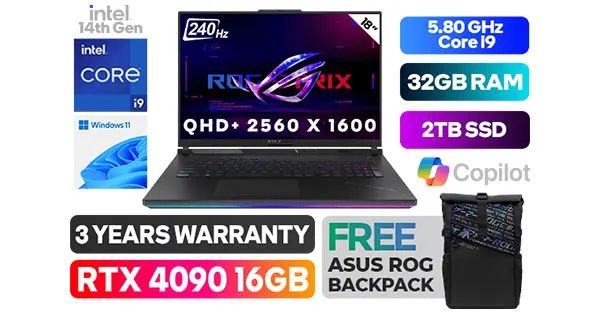 ASUS ROG Strix SCAR 18 RTX 4090 Gaming Laptop Unleash the