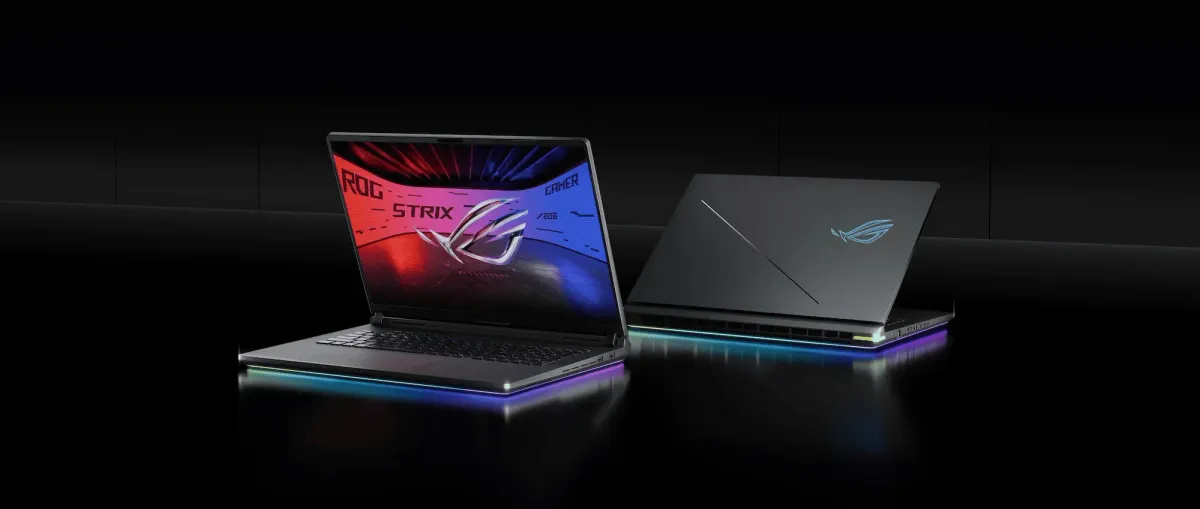 ROG STRIX G18 gaming laptop featuring high-performance design