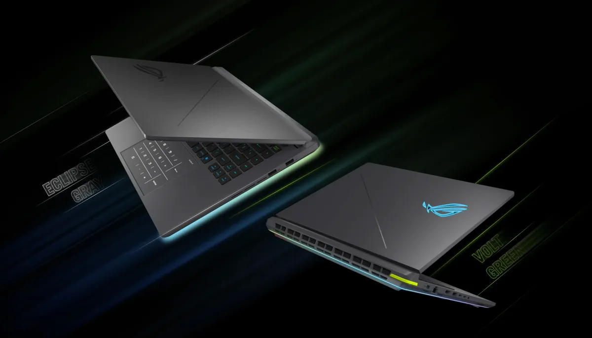 Sleek and streamlined 2025 Strix G16 laptop chassis design