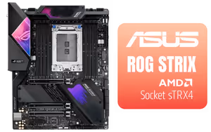 Asus Rog Strix TRX40-E Threadripper Motherboard Asus Rog Strix TRX40-E Threadripper Motherboard - Image 1