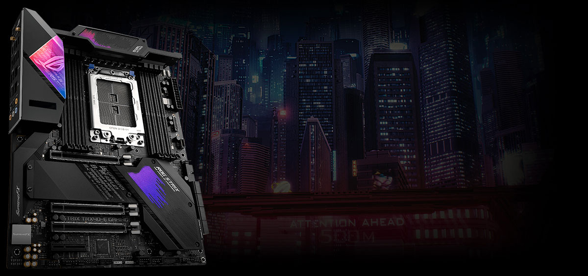Asus ROG Strix TRX40-E ATX Motherboard — 3rd Gen Threadripper