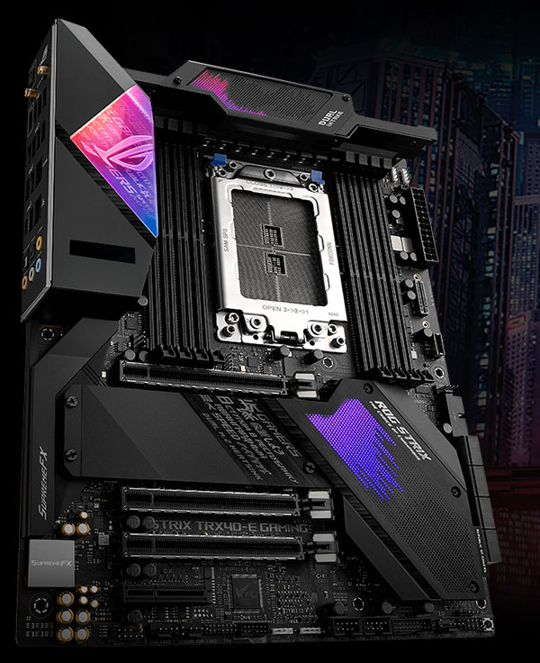 Asus ROG Strix TRX40-E ATX Motherboard — 3rd Gen Threadripper