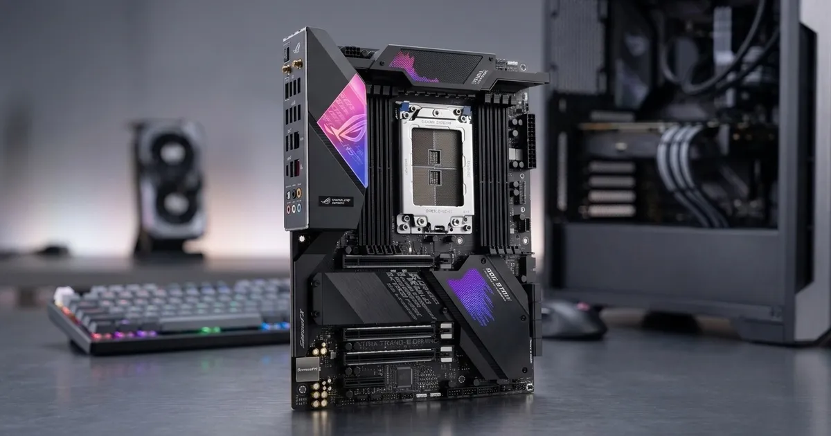 Asus ROG Strix TRX40-E Gaming ATX Motherboard — Wi‑Fi 6, 2.5Gb
