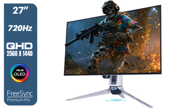 ASUS ROG Swift OLED PG27AQWP-W 27" 540Hz Monitor - image 1 ASUS ROG Swift OLED PG27AQWP-W 27" 540Hz Monitor - image 1