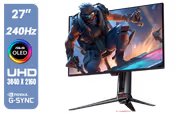 ASUS ROG Swift PG27UCDM 27 4K QD-OLED 240Hz Gaming Monitor - image 1