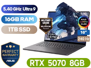 asus-rog-zephyrus-g16-gu605cp-core-ultra-9-285h-rtx-5070-16gb-1tb - Image 1