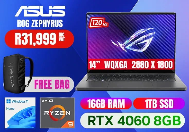 ASUS ROG Zephyrus GA403UV Ryzen 9 RTX 4060 Gaming Laptop