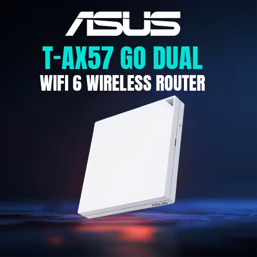 ASUS RT-AX57 Go Wi-Fi 6 Dual Band Router
